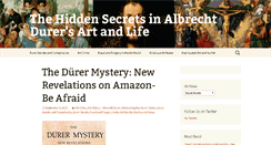 Desktop Screenshot of albrechtdurerblog.com